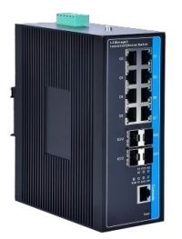 XP512M-k 系列 12 口萬兆 POE 網(wǎng)管型工業(yè)以太網(wǎng)交換機